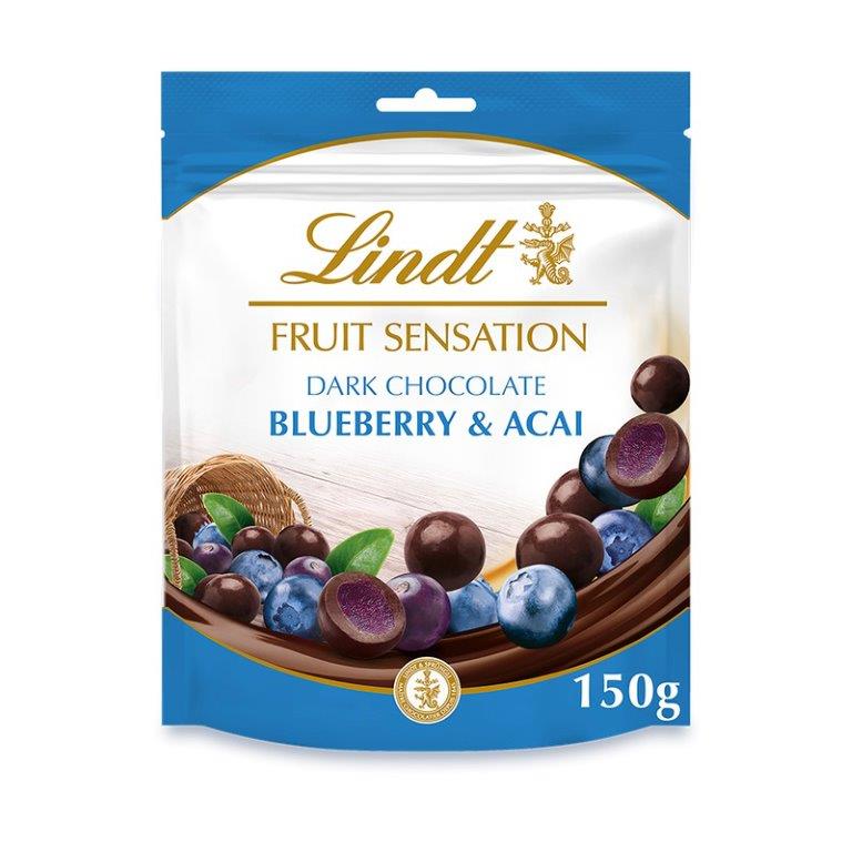 Lindt Sensation Fruit Blueberry & Acai 150g NEW