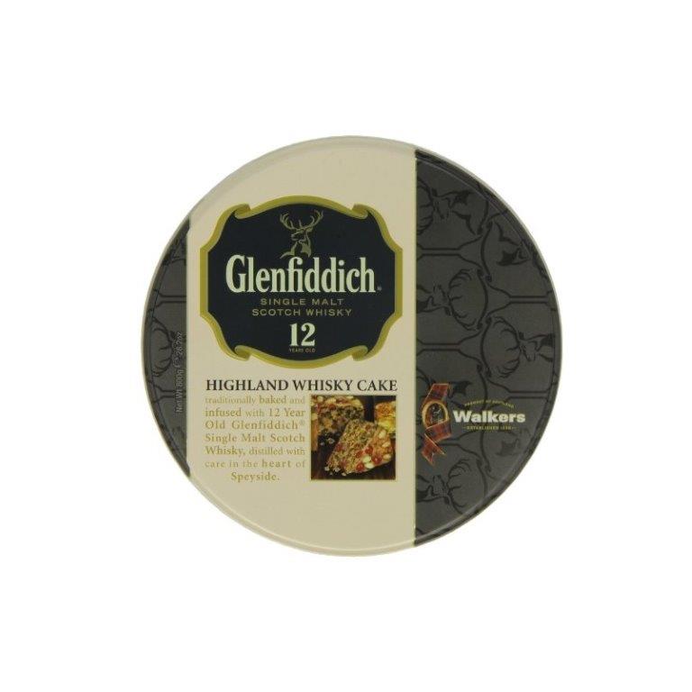 (DELIST) Walkers Glenfiddich Whisky Cake Tin 800g NEW