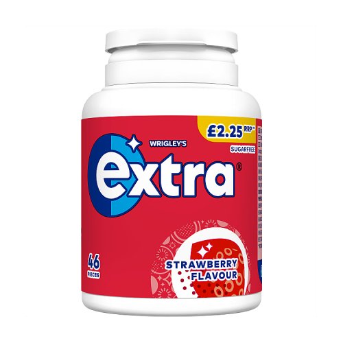 Wrigleys Extra Strawberry Pellet Bottle 46pc PM £2.25 64g