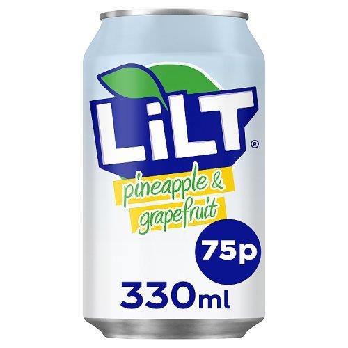 Lilt Pineapple & Grapefruit PM 75p 330ml