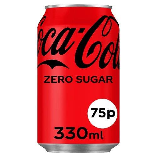 Coke Zero PM 75p 330ml