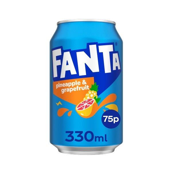 Fanta Grapefuit & Pineapple PM 75p 330ml