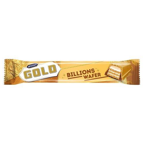 McVities Bar Gold Billions Wafer 39g NEW