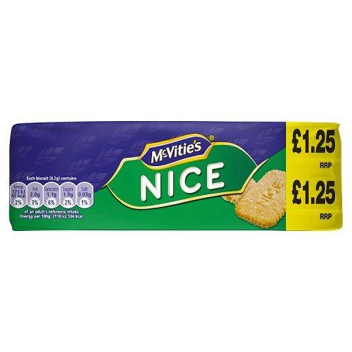 McVities Nice PM £1.25 250g