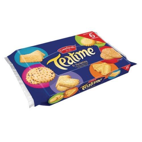 Crawfords Teatime Biscuits Assortment Selection 275g