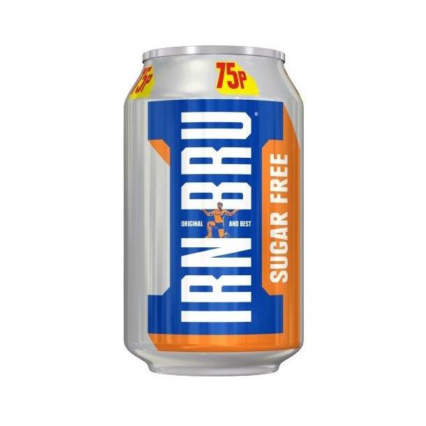 Irn Bru Sugar Free PM 75p 330ml