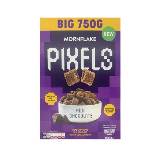 Mornflake Pixels Milk Chocolate Squares 500g NEW