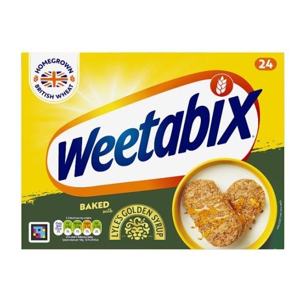 Weetabix Biscuits & Lyles Golden Syrup 24s 530g NEW (HS)