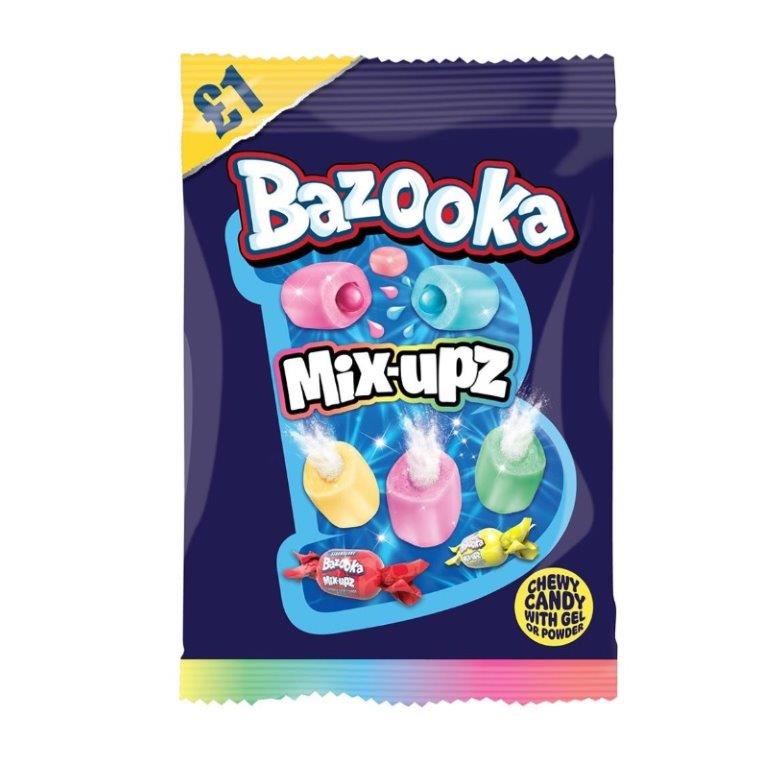 Bazooka Chews Mix Upz PM £1 120g