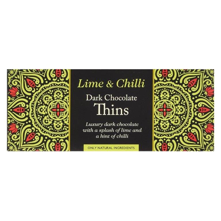 Beechs Dark Chocolate Lime & Chilli Thins 150g