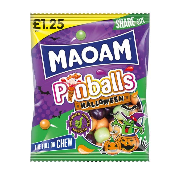 Haribo Bag Maoam Pinballs Halloween PM £1.25 140g