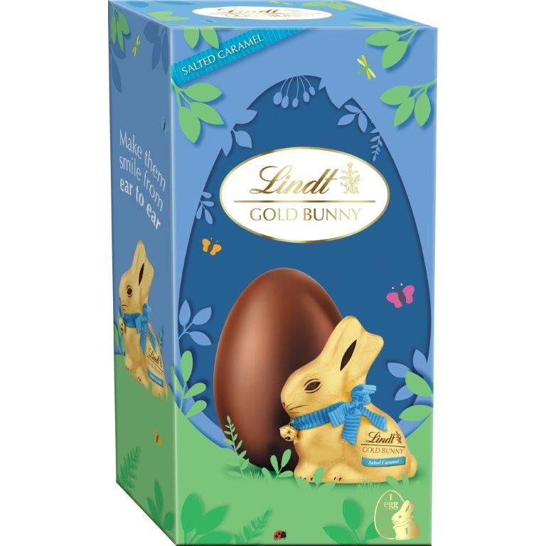 Lindt Gold Bunny Shell Egg Salted Caramel 200g