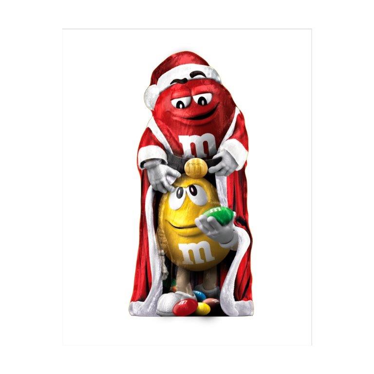 M&Ms Chocolate Santa Shape 100g