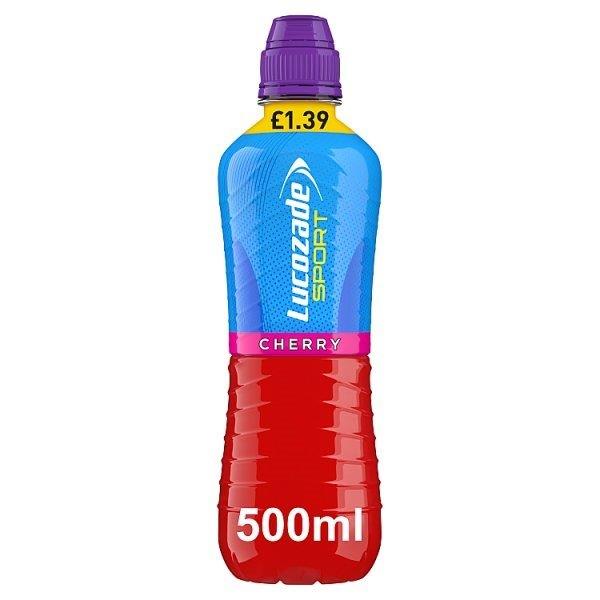 Lucozade Sport Cherry PM £1.39 500ml (HS)