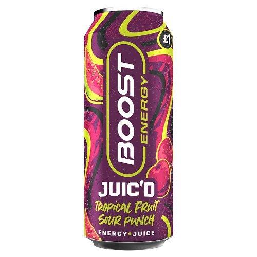 Boost Energy Juiced Tropical Sour PM £1.00 500ml