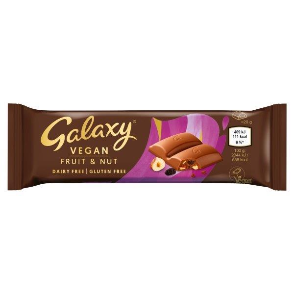 Galaxy Vegan Fruit & Nut 40g NEW