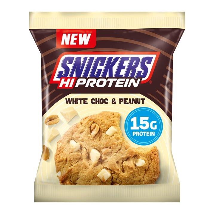 MPO Snickers Hi-Protein White Chocolate Protein Cookie 60g NEW