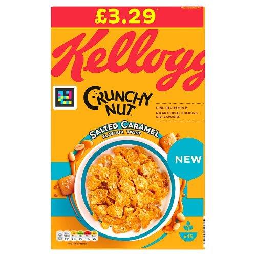 Kelloggs Crunchy Nut Salted Caramel PM £3.29 460g