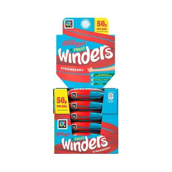 Kelloggs Fruit Winders Strawberry PM 50p 17g