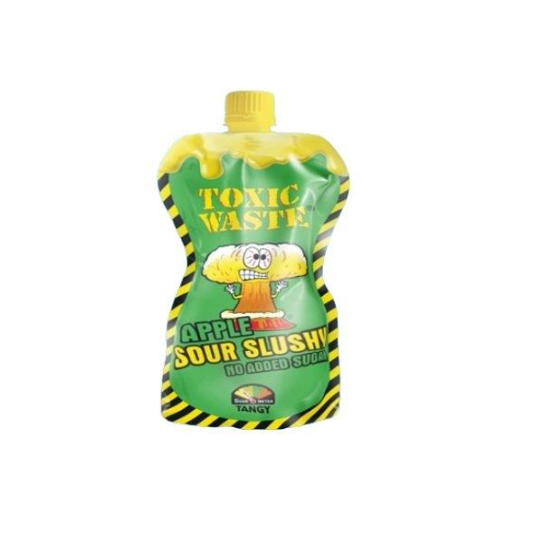 Toxic Waste Apple Slushy Pouch 250ml NEW