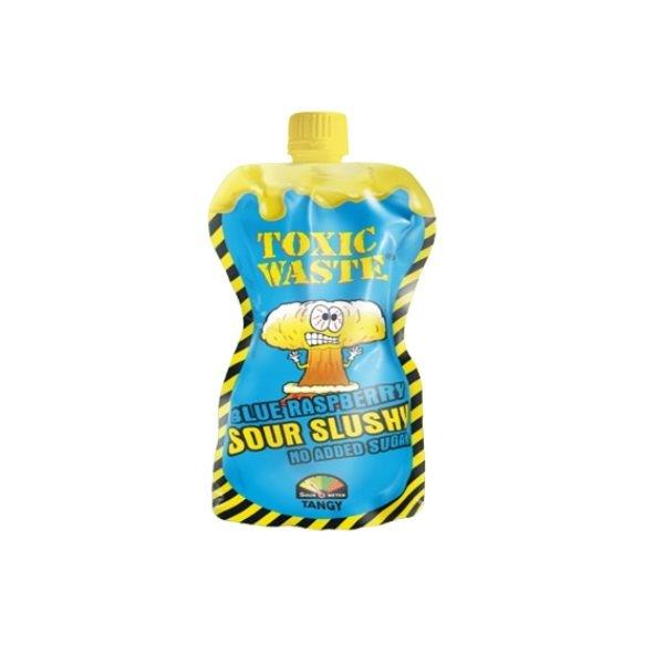 Toxic Waste Blue Raspberry Slushy Pouch 250ml NEW