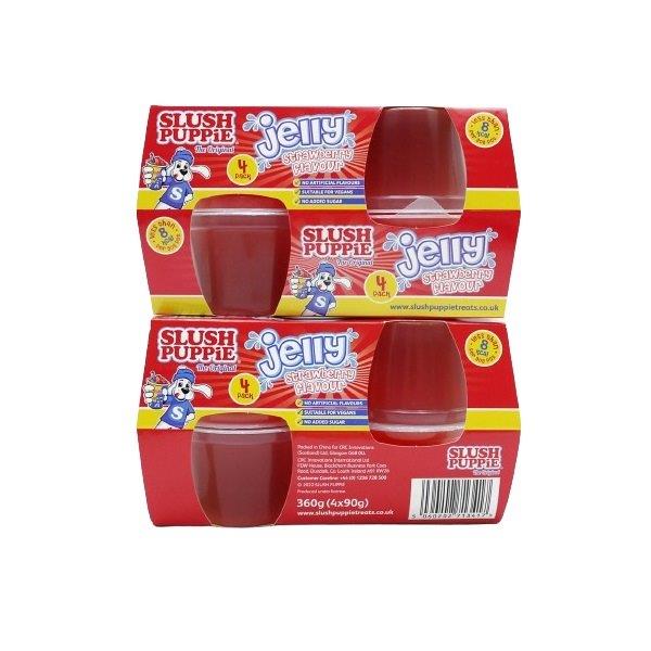 Slush Puppie Jelly Pot Strawberry 4pk NEW