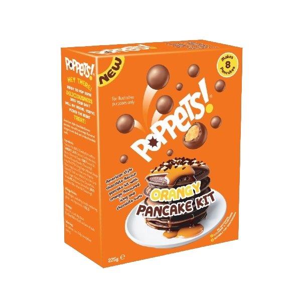 Poppets Orange Pancake Kit 225g NEW