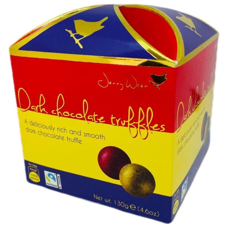 Jenny Wren Dark Chocolate Truffles In Circus Box 130g
