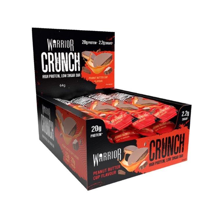 Warrior Crunch Protein Bar Peanut Butter Cup (12 x 64g) 768g