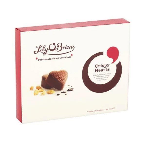 Lily O Briens Crispy Hearts Box 168g
