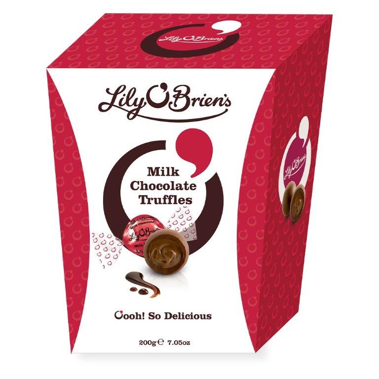 Lily O Brian Milk Chocolate Truffles 200g