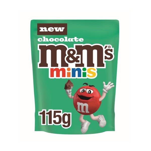 M&Ms Minis Pouch 115g NEW