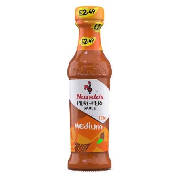 Nandos Medium Peri Peri Sauce PM 2.49 125g (HS)