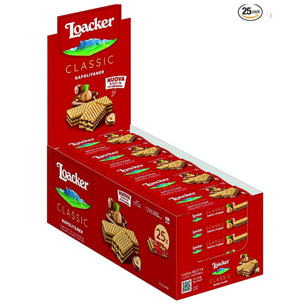 Loacker Napolitaner (25 x 45g) 1.125kg