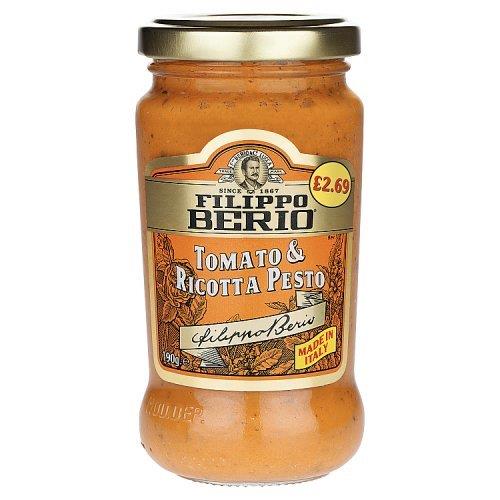 Filippo Berio Tomato & Ricotta Pesto PM £2.99 190g
