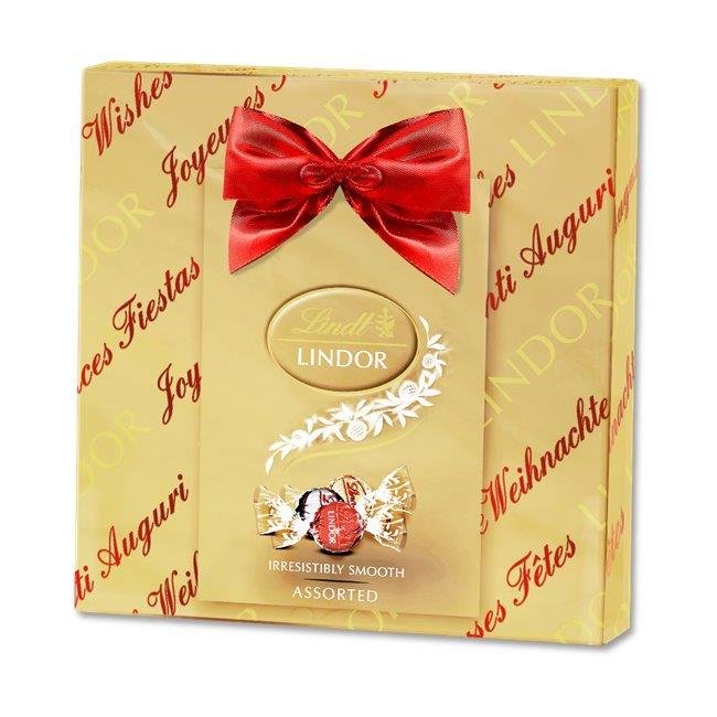Lindt Lindor Gift Wrapped Box Asst 287g