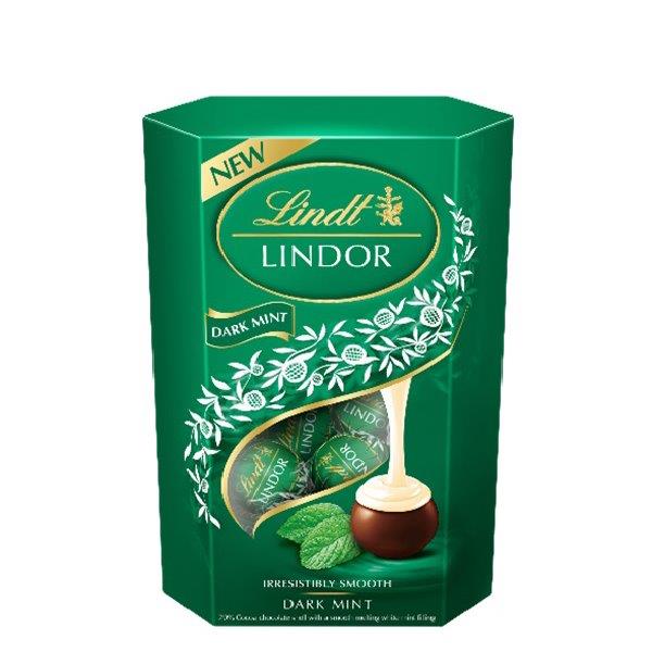 Lindor Cornet Dark Mint 200g NEW