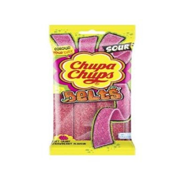 Chupa Chups Strawberry Belts 90g NEW^