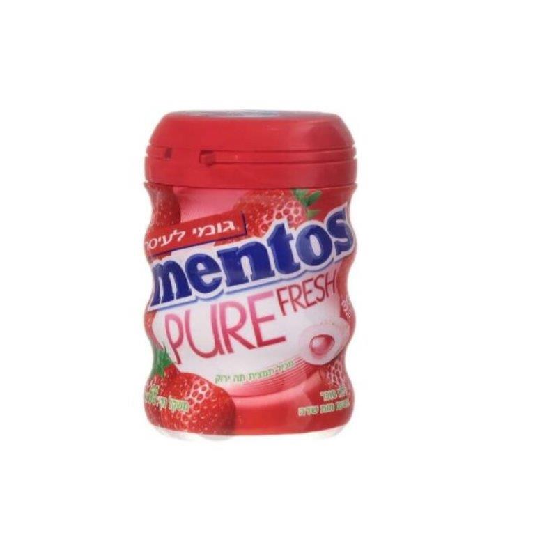 Mentos Gum 40pc Bottle Strawberry 56g^