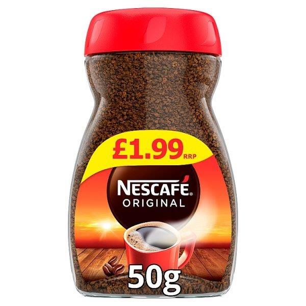 Nescafe Original PM £2.15 50g