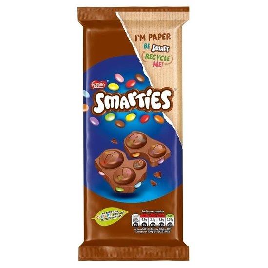 Smarties Block Milk PM £1.25 90g