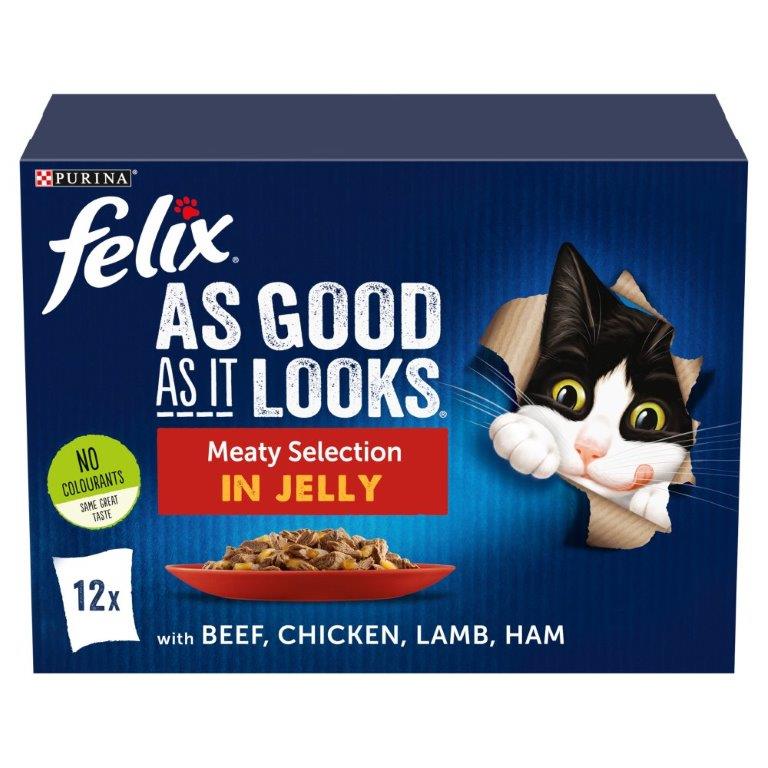 Felix AGAIL Grilled In Jelly Mixed Variety 12pk PM £4.75 12pk 1.2kg
