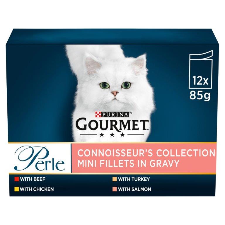 Gourmet Perle Connoisseurs Mixed PM £5.25 12pk (12 x 85g) 1.02kg