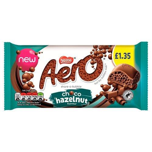 (DELIST) Aero Hazelnut Block PM £1.25 90g NEW