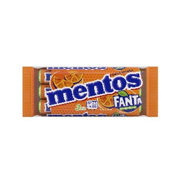 Mentos Rolls 3pk Fanta Orange (3 x 38g) NEW^