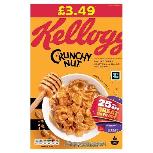 Kelloggs Crunchy Nut PM £3.29 460g