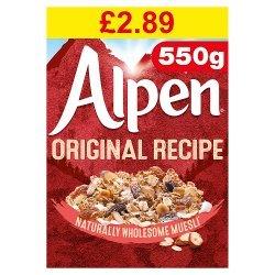 Alpen Original 550g PM £2.89