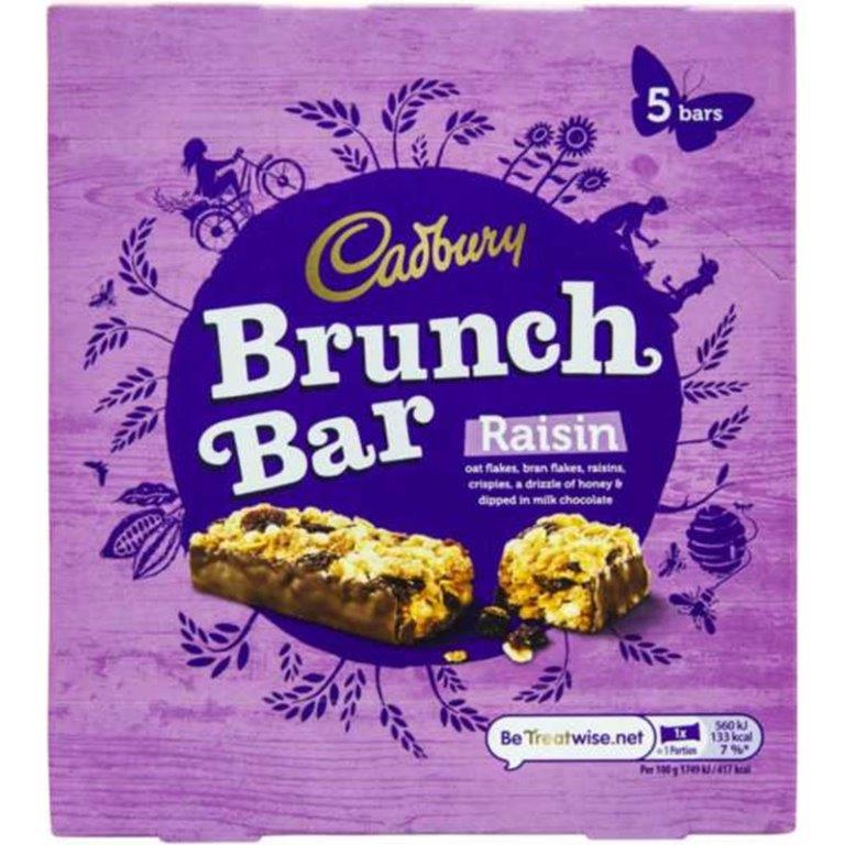 Cadbury Brunch Raisin 5pk (5 x 28g) 140g