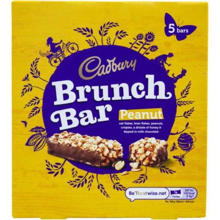 Cadbury Brunch Bar Peanut 5pk (5 x 28g) 140g