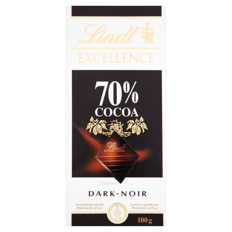 Lindt Excellence Dark 70% 100g